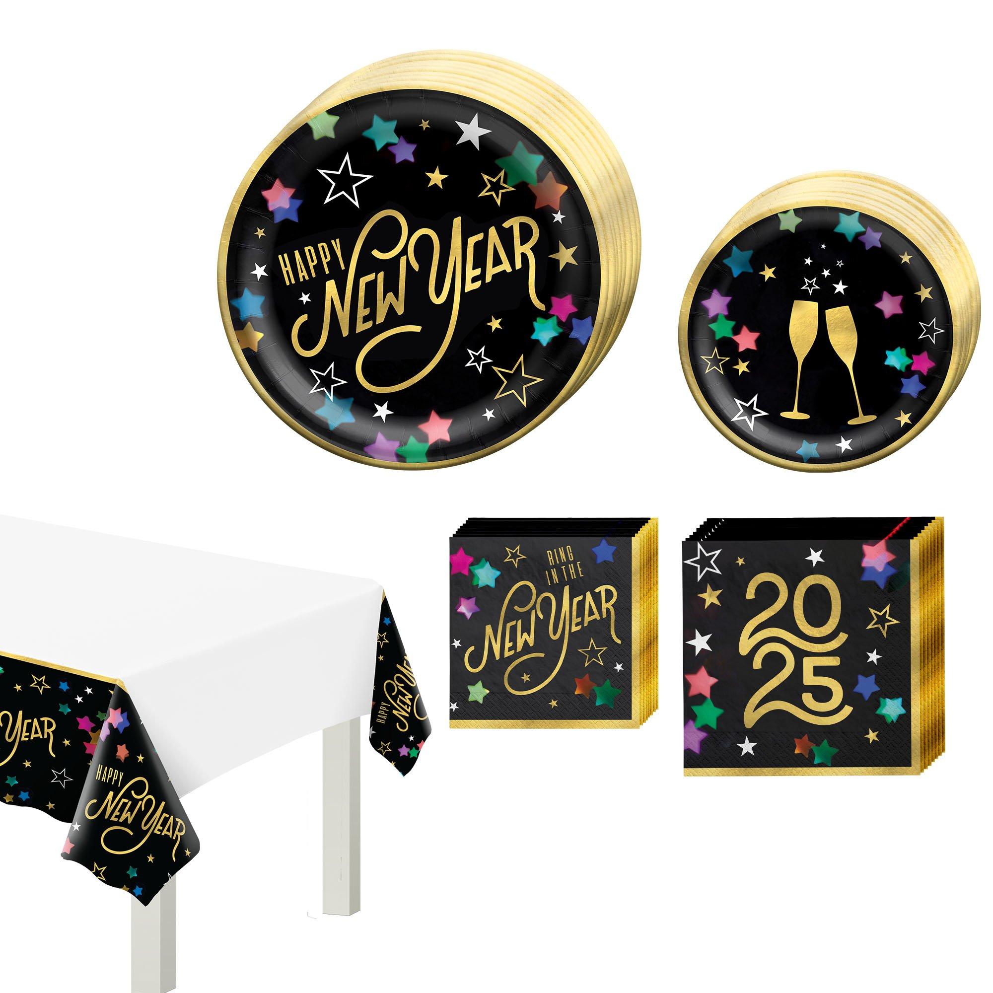 Starlight New Year's Eve Tableware Kit